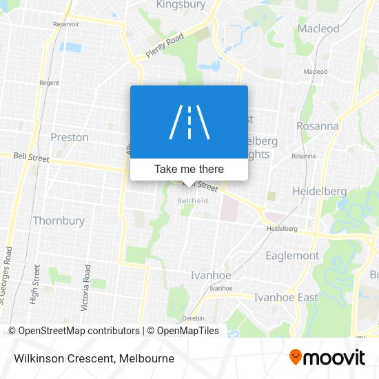 Wilkinson Crescent map