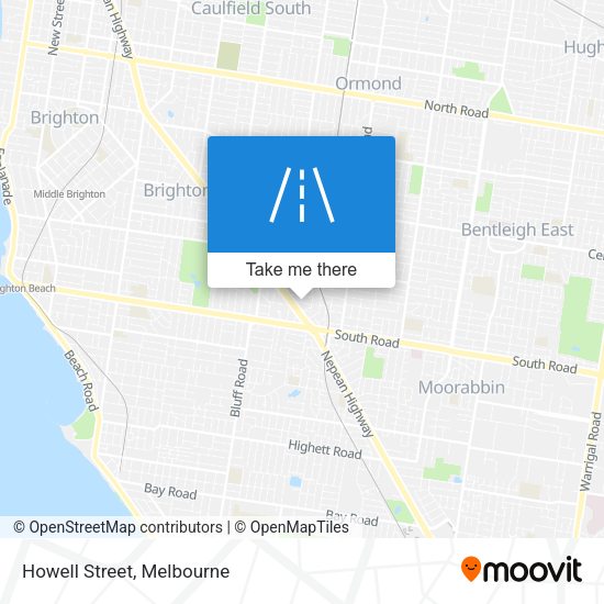 Howell Street map