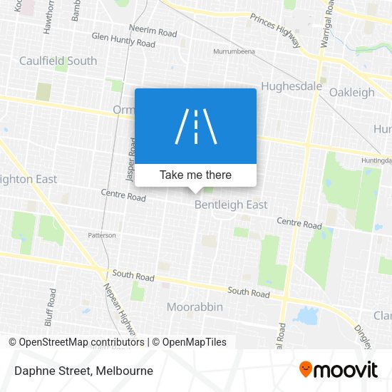 Daphne Street map