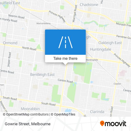Gowrie Street map