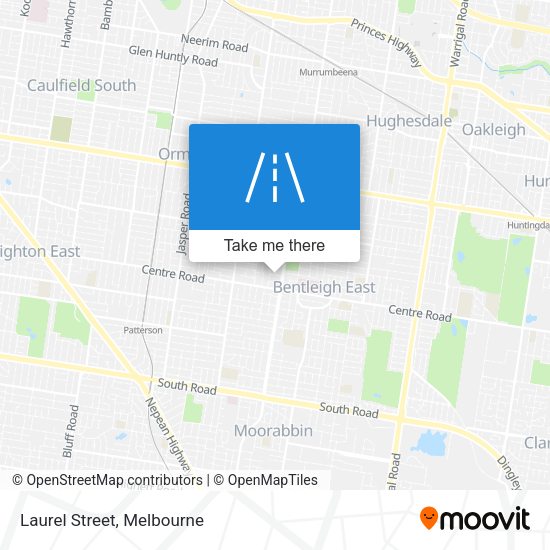 Laurel Street map