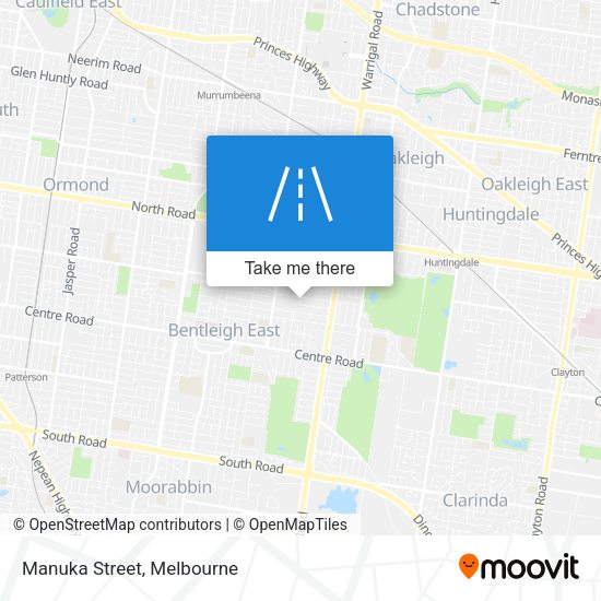 Manuka Street map