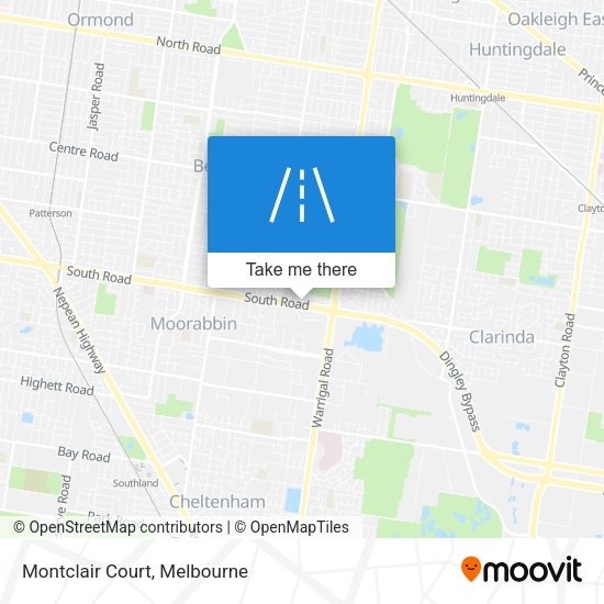 Montclair Court map