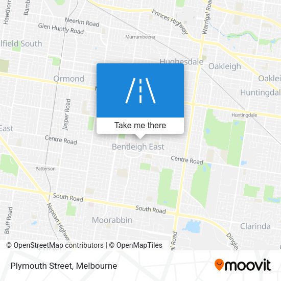 Plymouth Street map