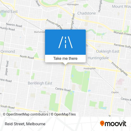 Reid Street map