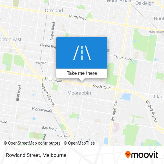 Rowland Street map