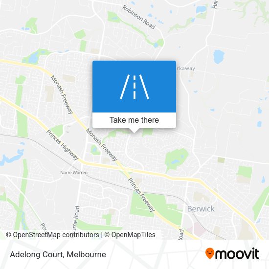 Adelong Court map