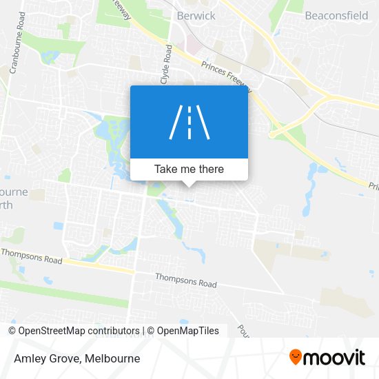 Amley Grove map