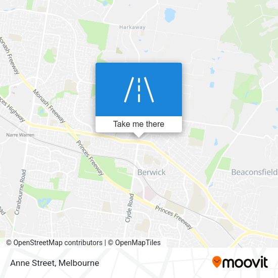 Anne Street map