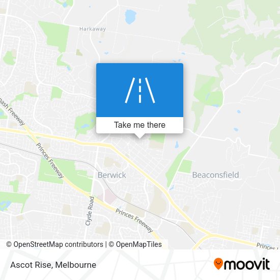 Ascot Rise map