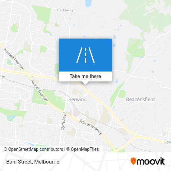 Bain Street map