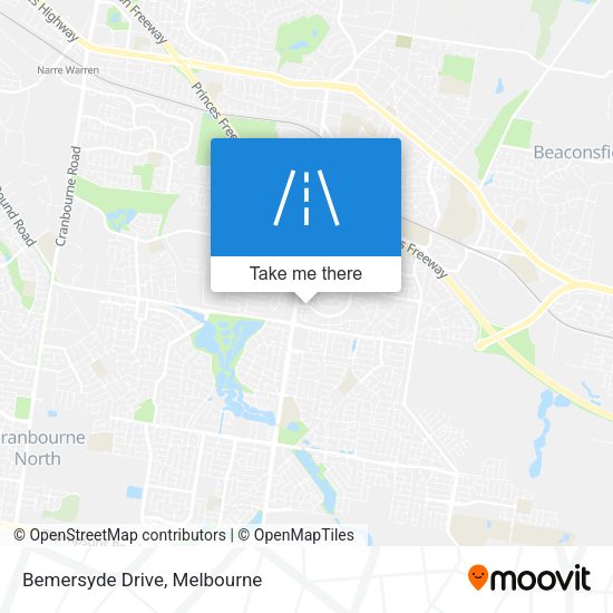 Bemersyde Drive map