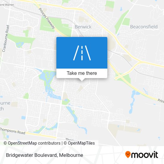 Bridgewater Boulevard map