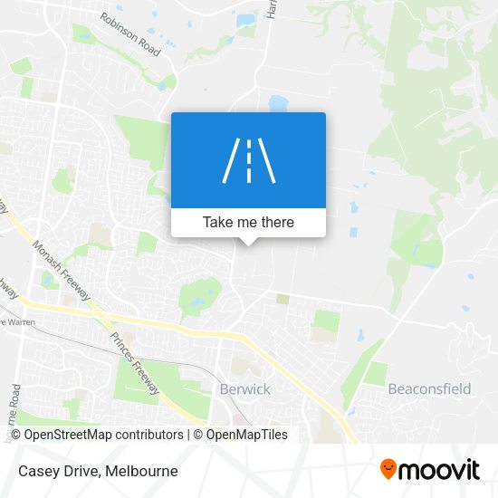Casey Drive map
