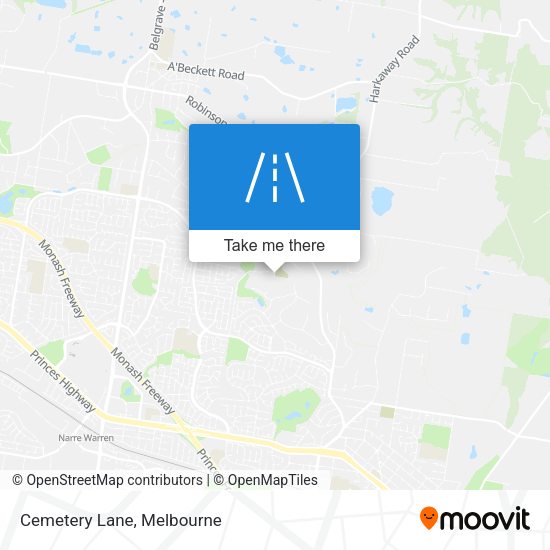 Cemetery Lane map