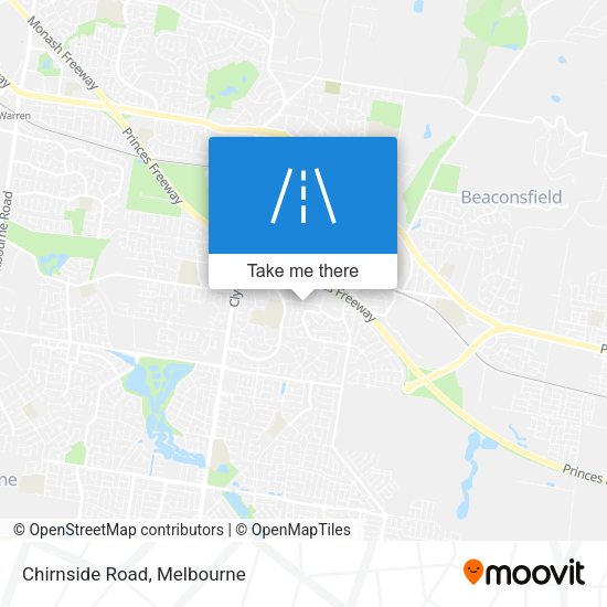 Chirnside Road map