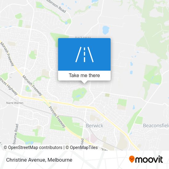 Christine Avenue map
