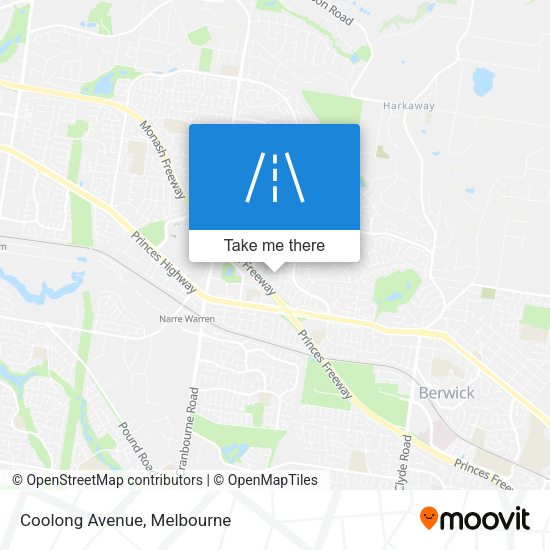 Coolong Avenue map