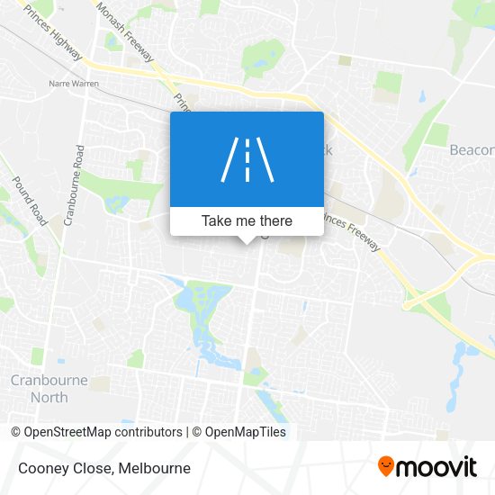 Cooney Close map