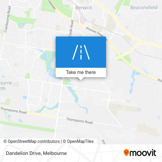 Dandelion Drive map