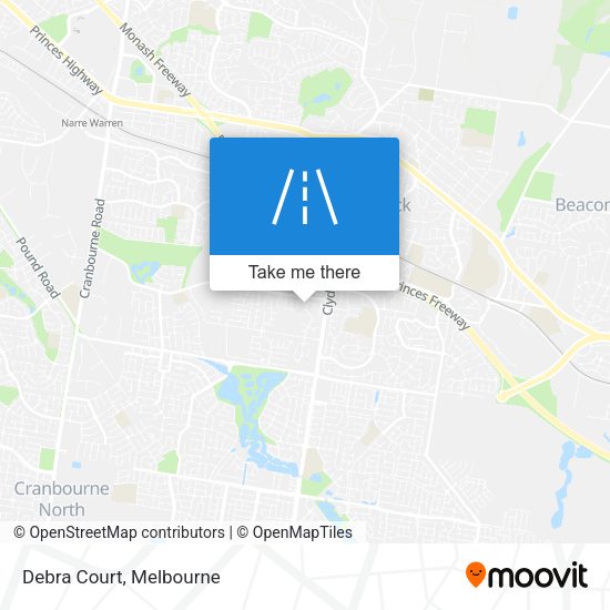 Debra Court map