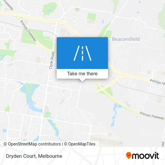 Dryden Court map