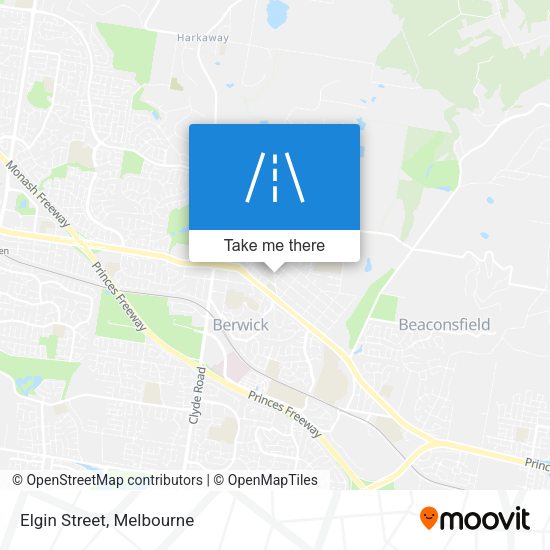 Elgin Street map