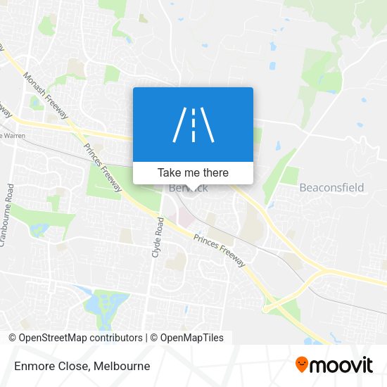 Enmore Close map