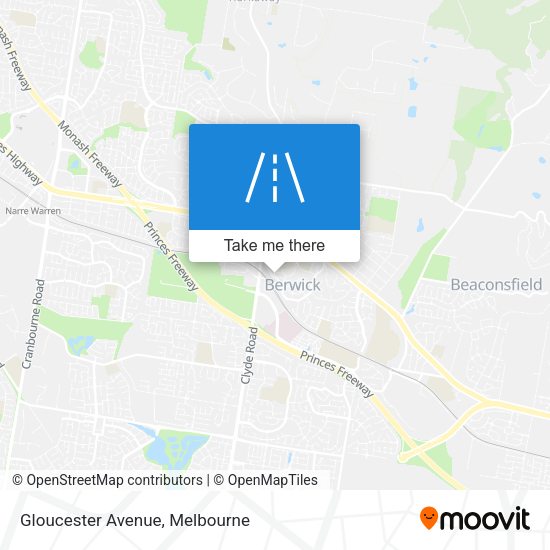 Gloucester Avenue map