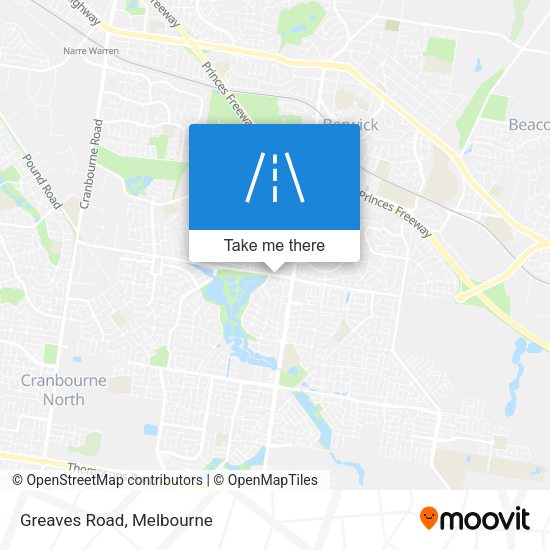 Greaves Road map