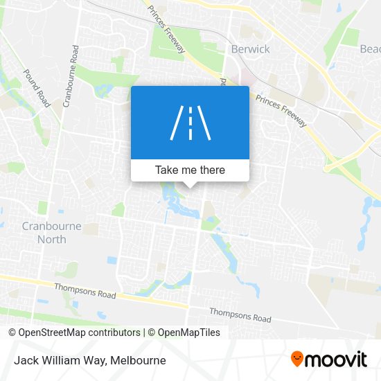 Jack William Way map