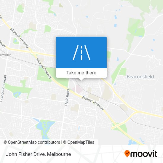 John Fisher Drive map