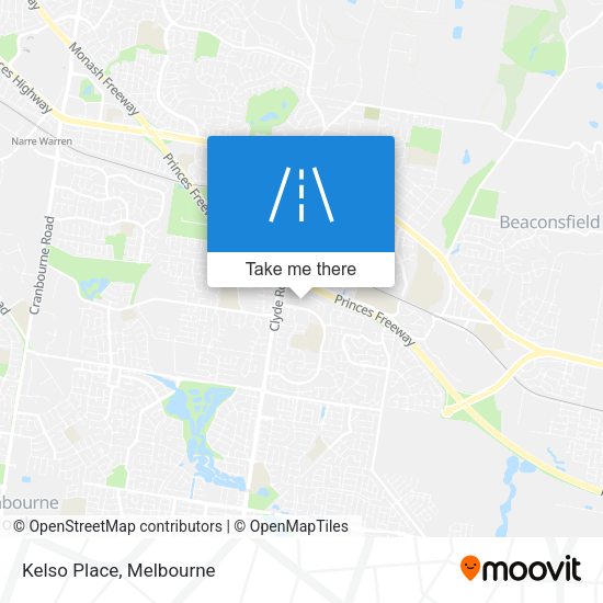 Kelso Place map