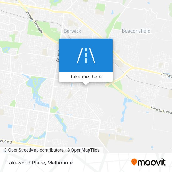 Lakewood Place map
