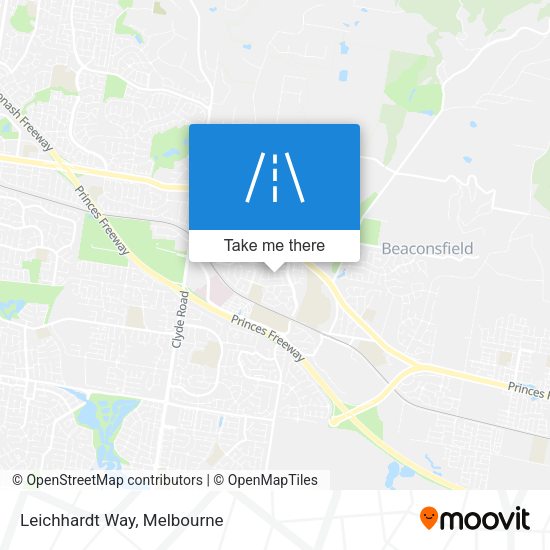 Leichhardt Way map