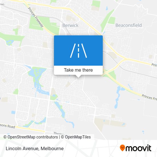Lincoln Avenue map