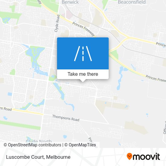 Luscombe Court map