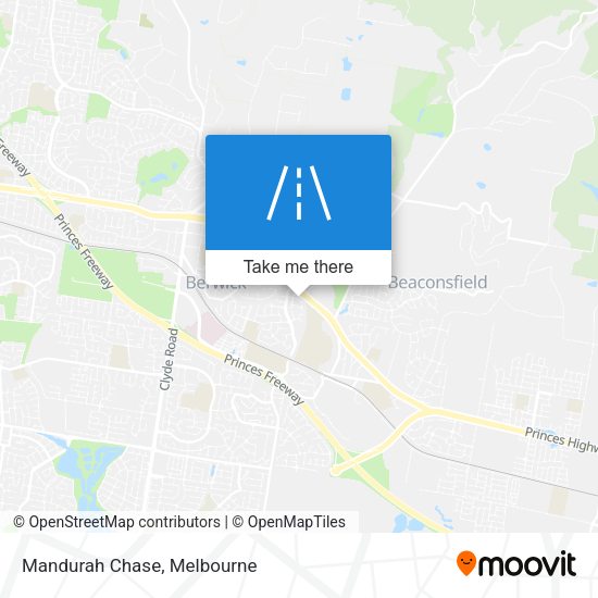 Mandurah Chase map