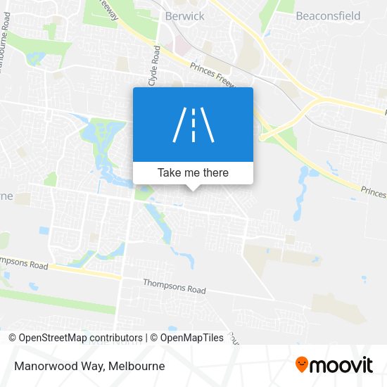 Manorwood Way map