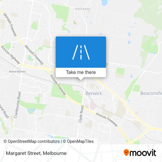 Margaret Street map