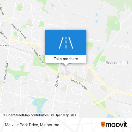 Melville Park Drive map