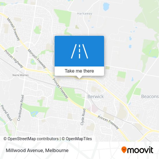Millwood Avenue map