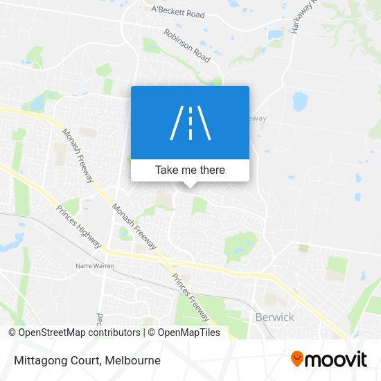 Mittagong Court map