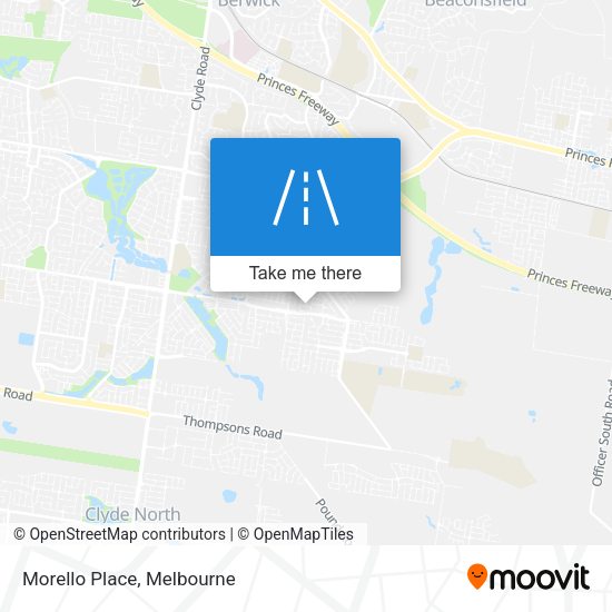Morello Place map