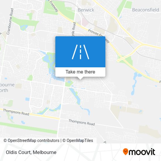 Oldis Court map