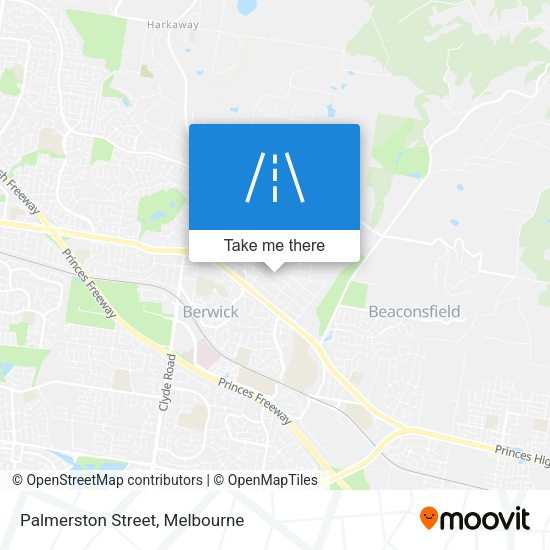 Palmerston Street map