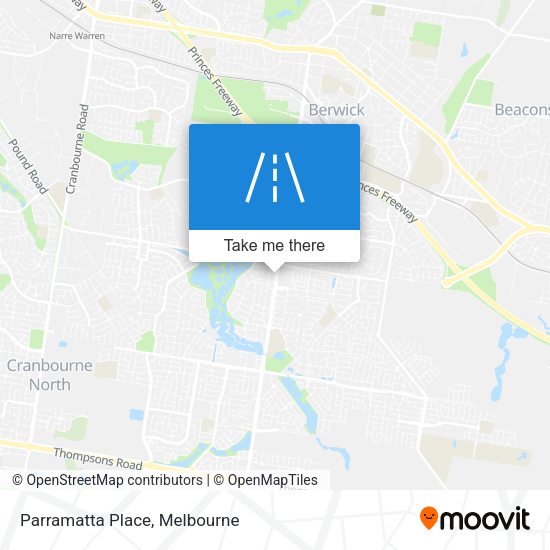 Parramatta Place map