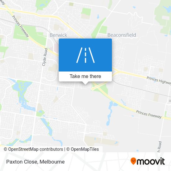 Paxton Close map