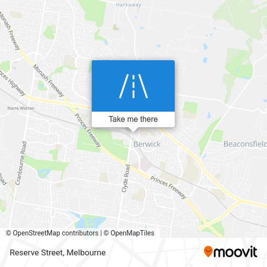 Reserve Street map