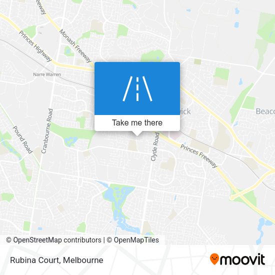 Rubina Court map